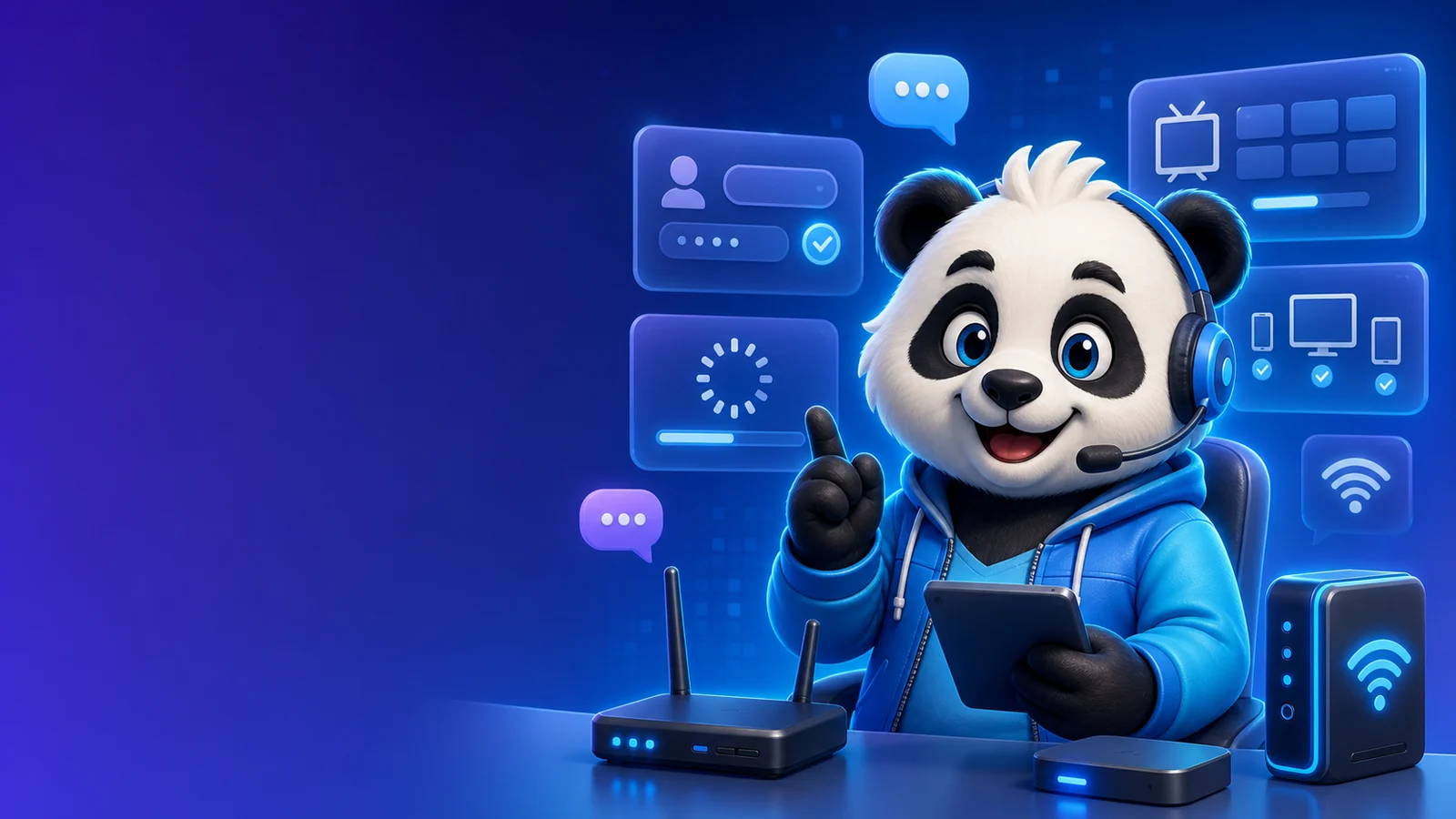 IPandaTV panda helps with IPTV issues and app errors